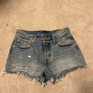 Levi’s denim cut offs